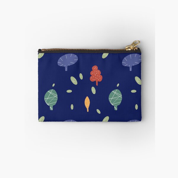 Item preview, Tree colorful textured abstract deep blue pattern designed and sold by Yana Mustafina | Boho Soulful Designs.