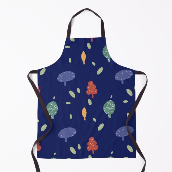 Item preview, Tree colorful textured abstract deep blue pattern designed and sold by Yana Mustafina | Boho Soulful Designs.