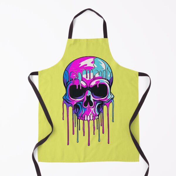 Item preview, Colorful Dripping Skull | Colorful Melting Skull | Graffiti Skull designed and sold by CoolHippoQuotes.