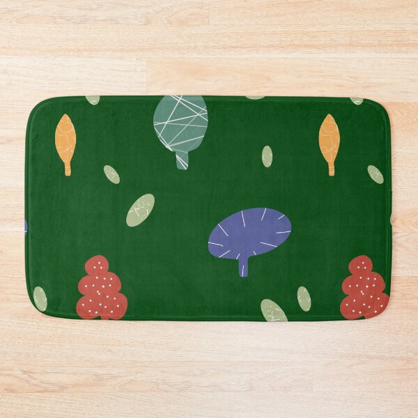 Item preview, Tree colorful textured abstract deep green pattern designed and sold by Yana Mustafina | Boho Soulful Designs.