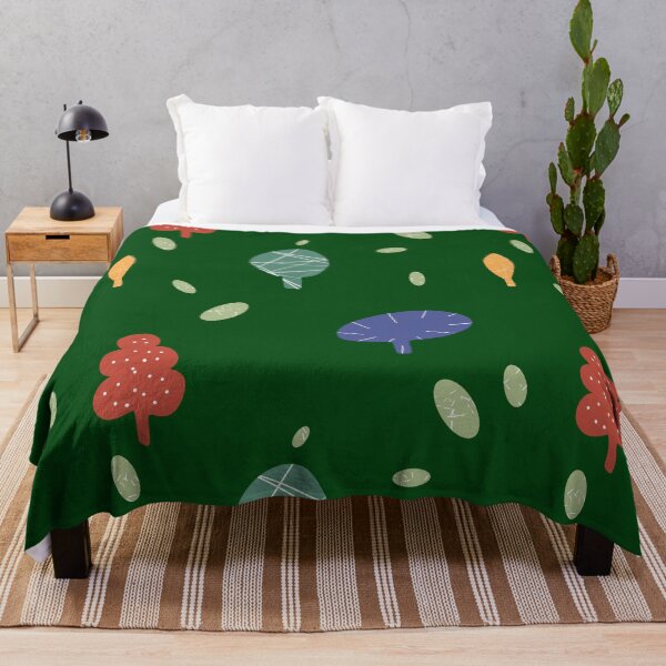 Item preview, Tree colorful textured abstract deep green pattern designed and sold by Yana Mustafina | Boho Soulful Designs.