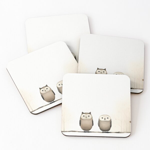 Artikelvorschau, Owls in Love entworfen und verkauft von tropicaltee.