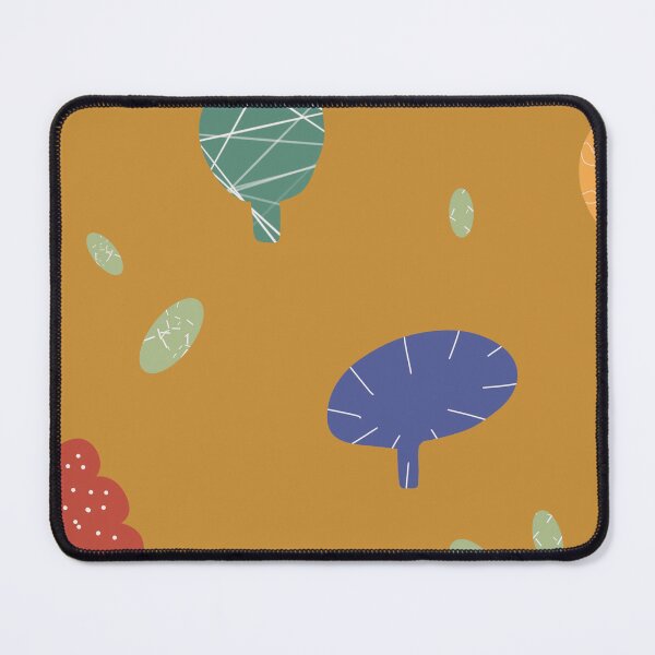 Item preview, Tree colorful textured abstract fun yellow pattern designed and sold by Yana Mustafina | Boho Soulful Designs.