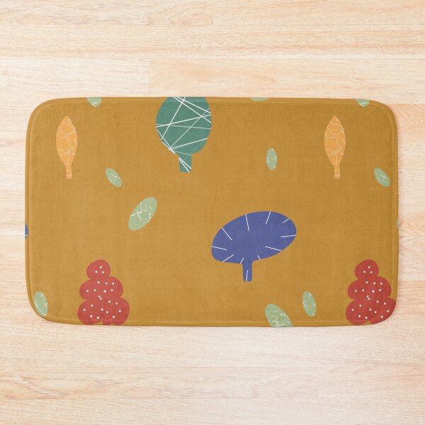 Item preview, Tree colorful textured abstract fun yellow pattern designed and sold by Yana Mustafina | Boho Soulful Designs.
