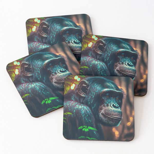 Item preview, Chimpanzee in the jungle designed and sold by Maelgoa.