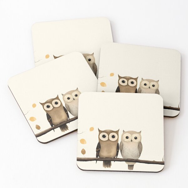 Artikelvorschau, Owls in Love entworfen und verkauft von tropicaltee.