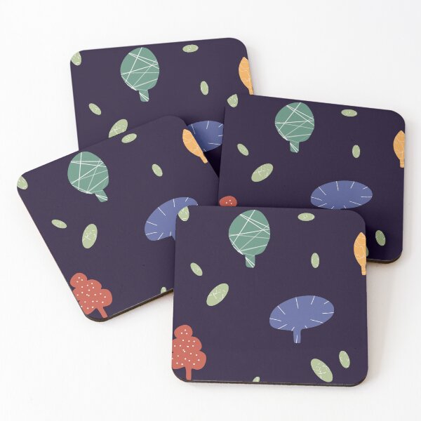 Item preview, Tree colorful textured abstract violet fun pattern designed and sold by Yana Mustafina | Boho Soulful Designs.