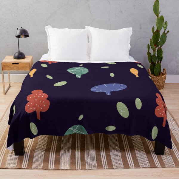 Item preview, Tree colorful textured abstract violet fun pattern designed and sold by Yana Mustafina | Boho Soulful Designs.
