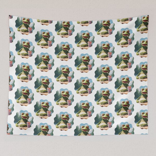 Item preview, Funny Frog Summer Sunbathing Frog  designed and sold by ArtFromBeyond.