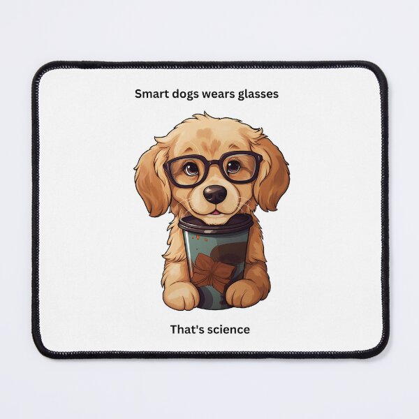 Item preview, Golden Retriever With Glasses designed and sold by StorylineStyle.