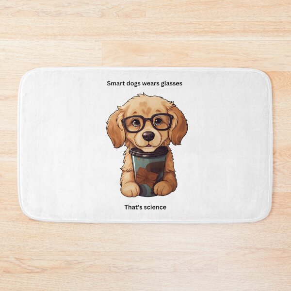 Item preview, Golden Retriever With Glasses designed and sold by StorylineStyle.