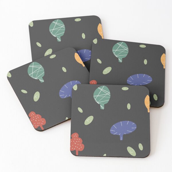 Item preview, Tree colorful textured abstract grey cute pattern designed and sold by Yana Mustafina | Boho Soulful Designs.