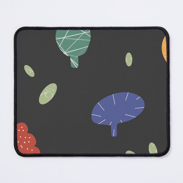 Item preview, Tree colorful textured abstract grey cute pattern designed and sold by Yana Mustafina | Boho Soulful Designs.