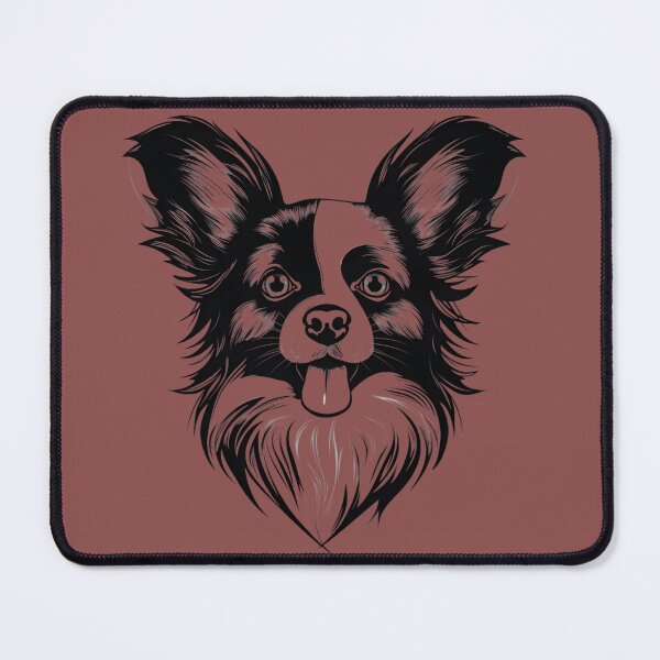Item preview, Papillon Head Clip Art Graphic designed and sold by KumbayArt.