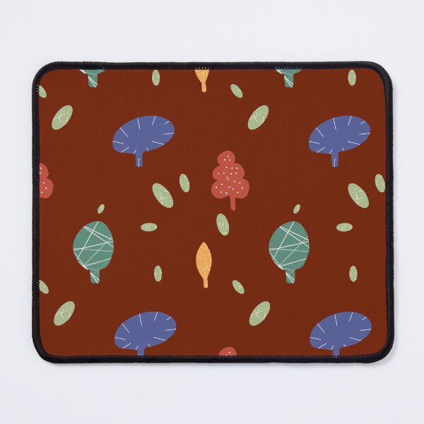 Item preview, Tree colorful textured abstract funny red pattern designed and sold by Yana Mustafina | Boho Soulful Designs.