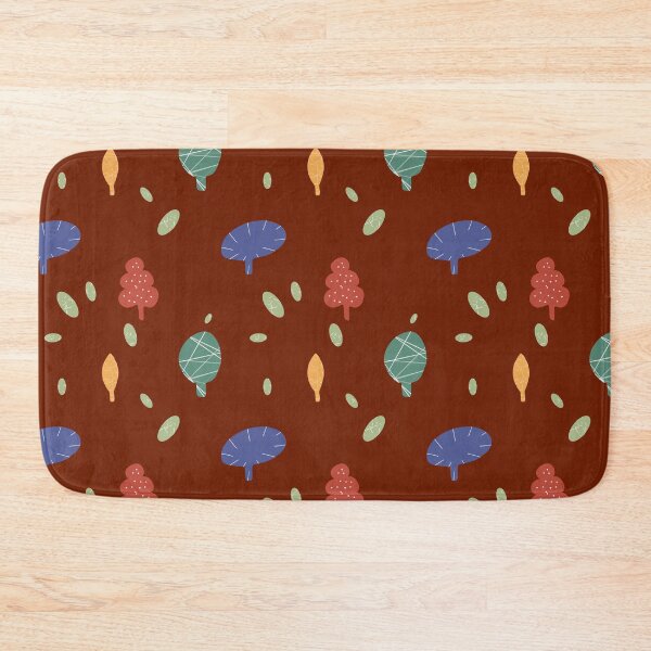 Item preview, Tree colorful textured abstract funny red pattern designed and sold by Yana Mustafina | Boho Soulful Designs.