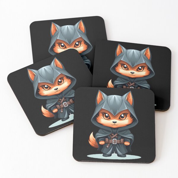 Item preview, Mysterious Charmer: The Fox in Hooded Attire designed and sold by BNCH44.