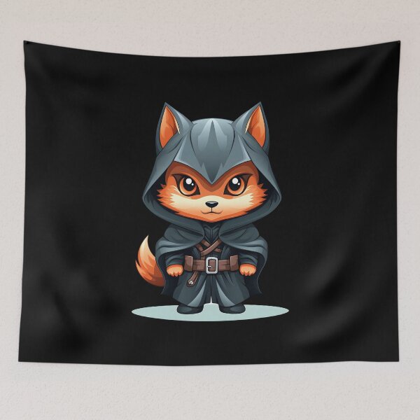 Item preview, Mysterious Charmer: The Fox in Hooded Attire designed and sold by BNCH44.