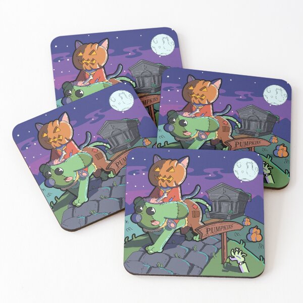 Item preview, PETS, MISCHIEFS AND PUMPKINS designed and sold by runicoelgato.