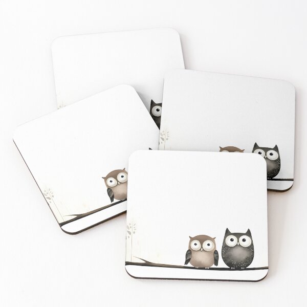 Artikelvorschau, Owls in Love entworfen und verkauft von tropicaltee.