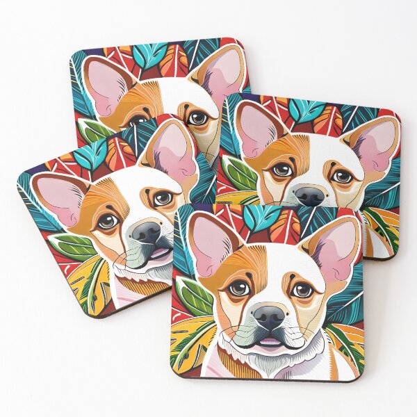 Item preview, art deco dog designed and sold by Pistacheartco.