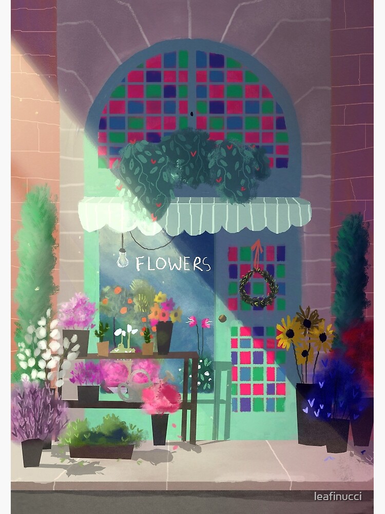 A lovely flower shop by leafinucci