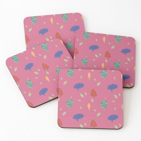 Item preview, Tree colorful textured abstract neon pink pattern designed and sold by Yana Mustafina | Boho Soulful Designs.