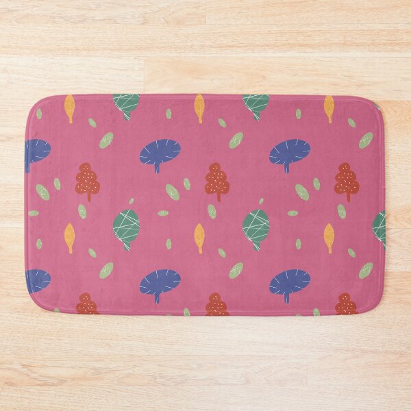 Item preview, Tree colorful textured abstract neon pink pattern designed and sold by Yana Mustafina | Boho Soulful Designs.