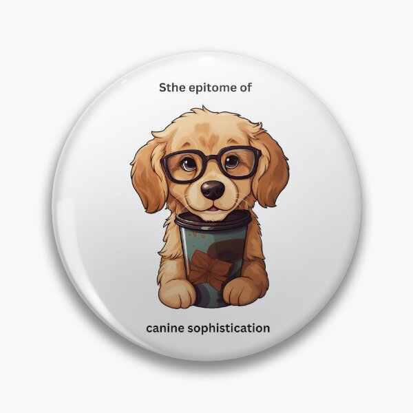 Item preview, Golden Retriever With Glasses designed and sold by StorylineStyle.