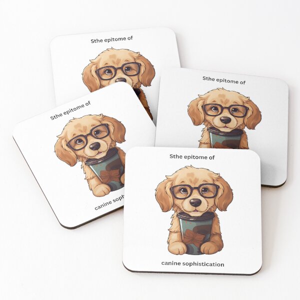 Item preview, Golden Retriever With Glasses designed and sold by StorylineStyle.