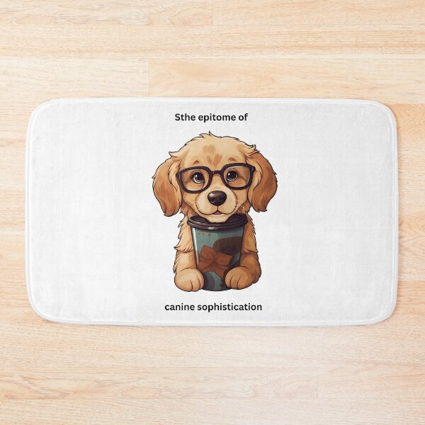 Item preview, Golden Retriever With Glasses designed and sold by StorylineStyle.