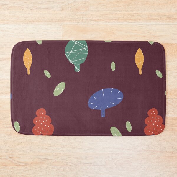 Item preview, Tree colorful textured abstract plum cute pattern designed and sold by Yana Mustafina | Boho Soulful Designs.