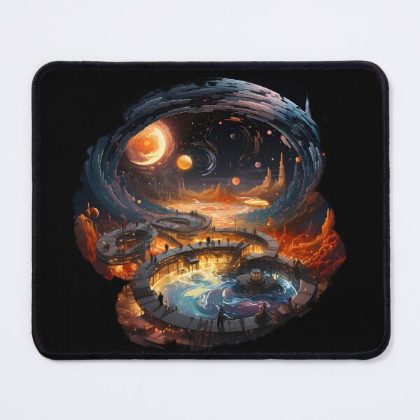 Item preview, Celestial Radiance: Surreal Architectural Landscape designed and sold by BNCH44.