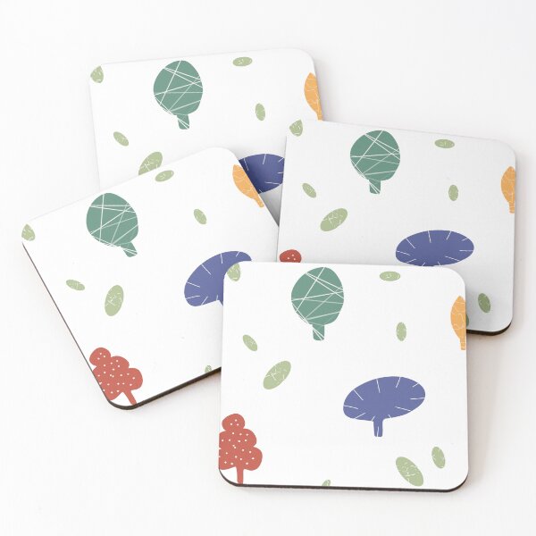 Item preview, Tree colorful textured abstract a seamless pattern designed and sold by Yana Mustafina | Boho Soulful Designs.