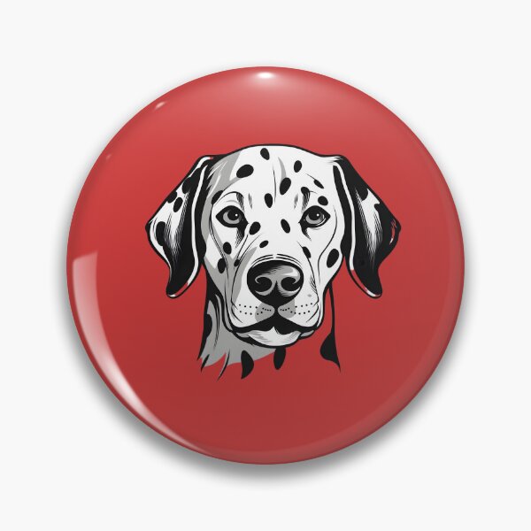 Item preview, Dalmatian Head Clip Art Graphic designed and sold by KumbayArt.
