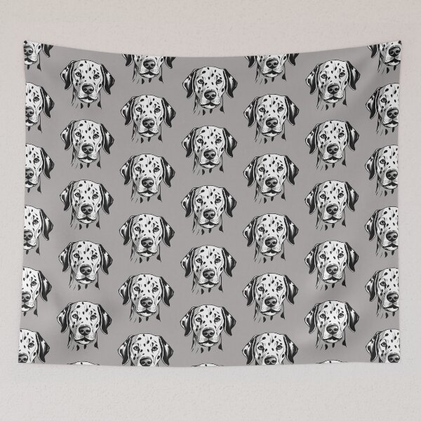 Item preview, Dalmatian Head Clip Art Graphic designed and sold by KumbayArt.
