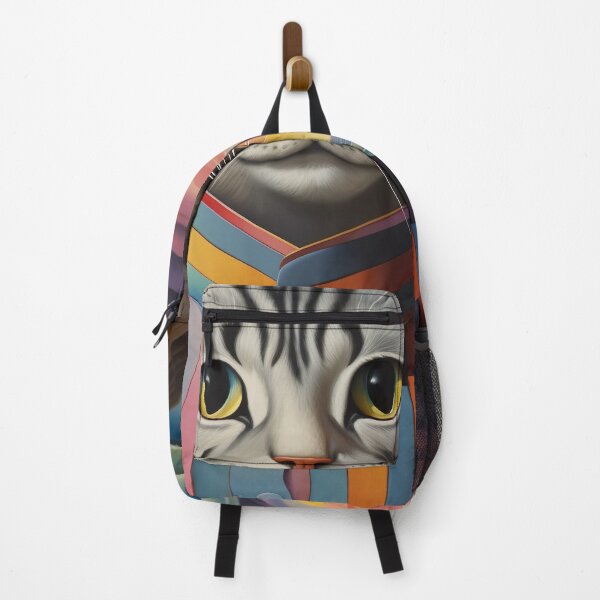 Item preview, Seaside Serenade - A Colorful Cat by the Expansive Ocean designed and sold by vadimcarazan.