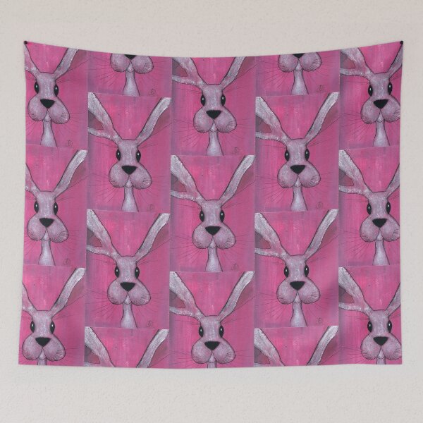 Artikelvorschau, ROSA HASE entworfen und verkauft von Hares & Critters.