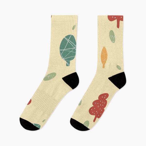 Item preview, Tree colorful textured abstract cute beige pattern designed and sold by Yana Mustafina | Boho Soulful Designs.