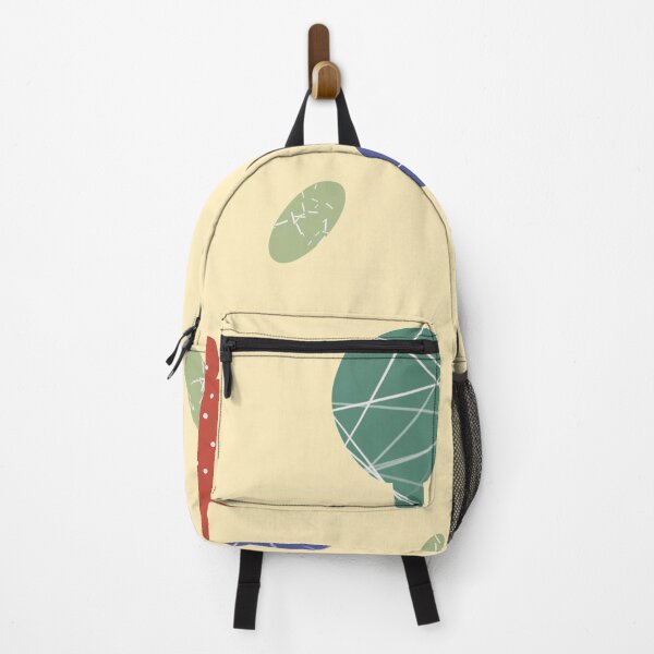 Item preview, Tree colorful textured abstract cute beige pattern designed and sold by Yana Mustafina | Boho Soulful Designs.