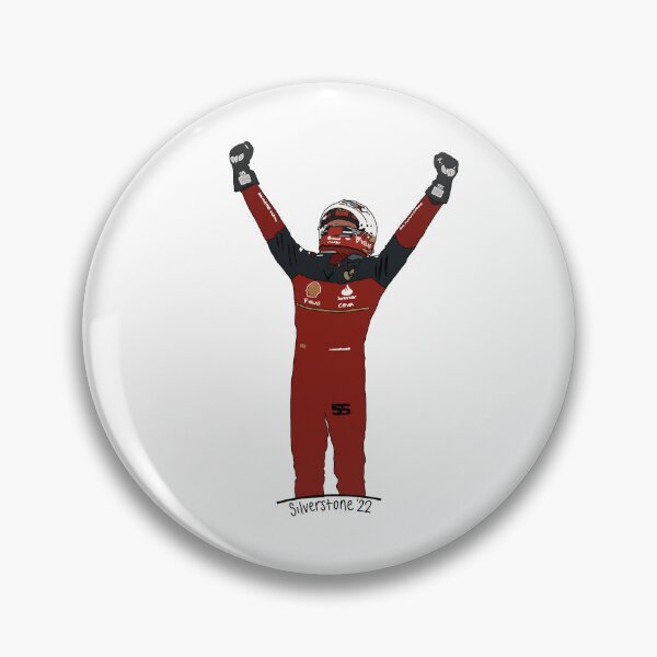 Artikelvorschau, Carlos Sainz gewinnt erstmals Silverstone entworfen und verkauft von ILLUSTRACH.