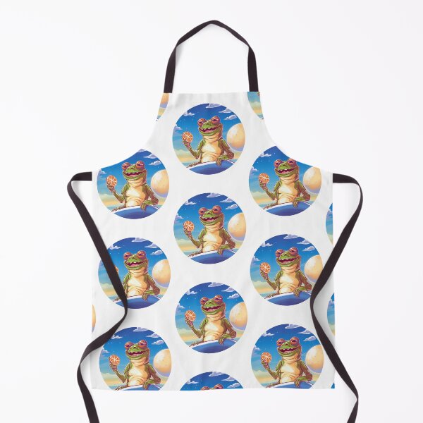 Item preview, Funny Frog Summer Sunbathing Frog designed and sold by ArtFromBeyond.