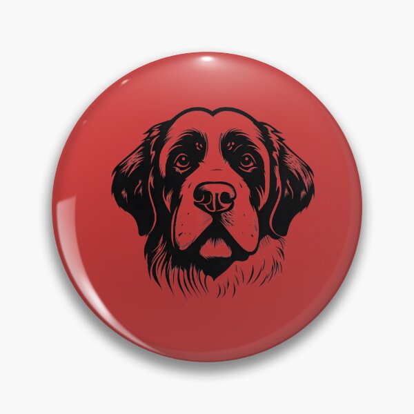 Item preview, St. Bernard Head Clip Art Graphic designed and sold by KumbayArt.