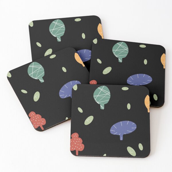 Item preview, Tree colorful textured abstract black cute pattern designed and sold by Yana Mustafina | Boho Soulful Designs.