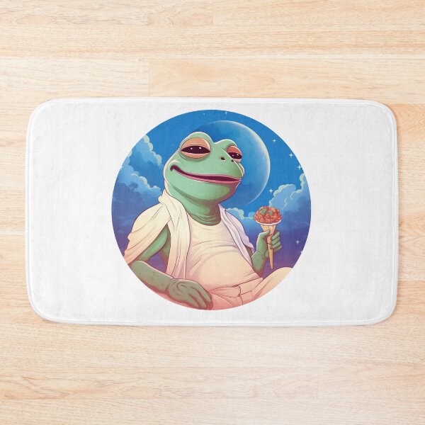 Item preview, Funny Frog Summer Sunbathing Frog Chilling  designed and sold by ArtFromBeyond.