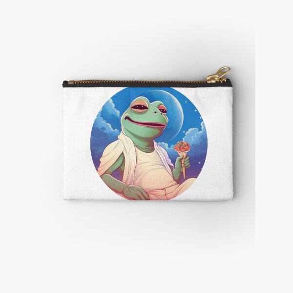 Item preview, Funny Frog Summer Sunbathing Frog Chilling  designed and sold by ArtFromBeyond.