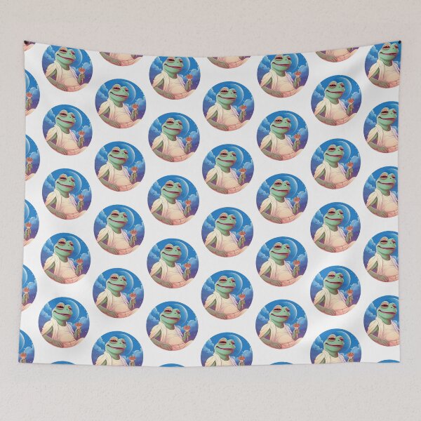 Item preview, Funny Frog Summer Sunbathing Frog Chilling  designed and sold by ArtFromBeyond.