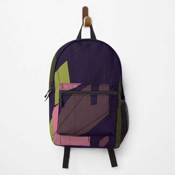 Item preview, Scribble color block fun chaotic violet pattern designed and sold by Yana Mustafina | Boho Soulful Designs.