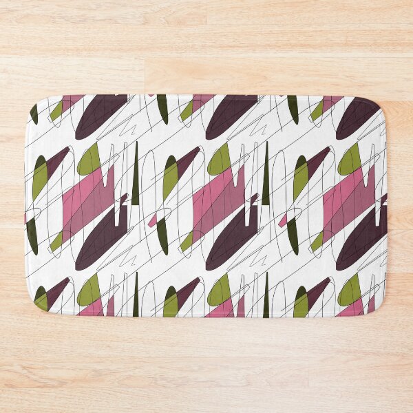 Item preview, Scribble color block fun chaotic seamless pattern designed and sold by Yana Mustafina | Boho Soulful Designs.