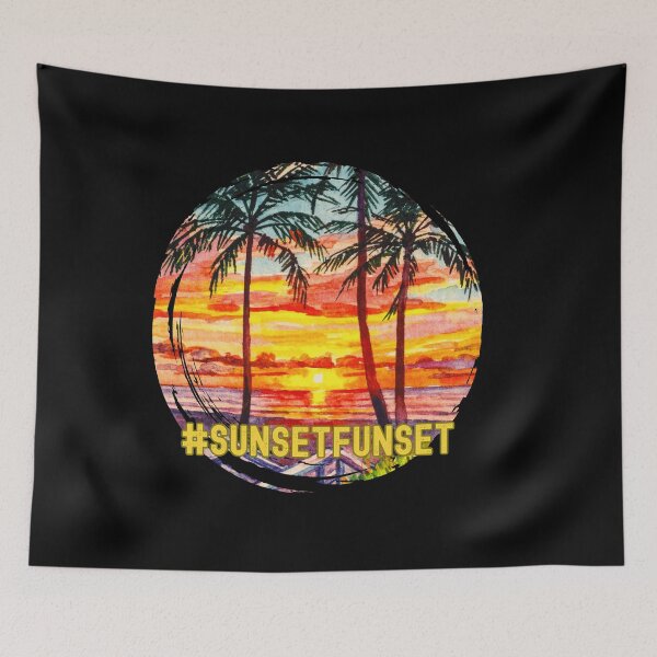 Item preview, #SUNSETFUNSET - Sunset Chaser, Mother Nature Gifts, Nature Calls, Girl Travel designed and sold by Sun Sand & Sea Art.